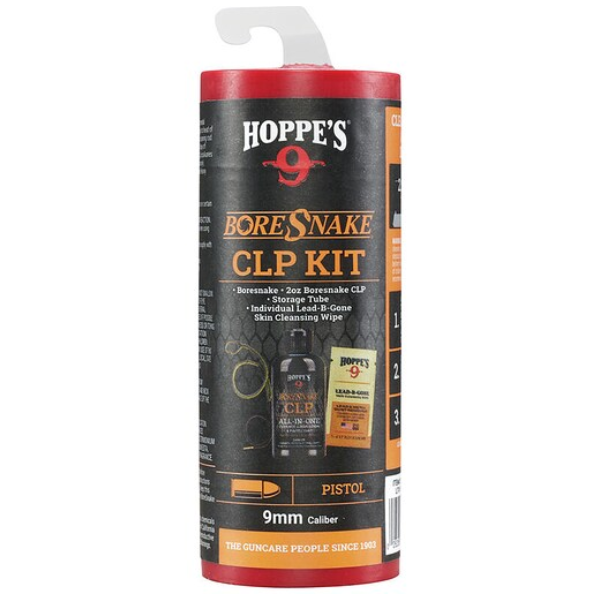 KIT CLP P/ LIMPIEZA PISTOLA 9MM  BORESNAKE